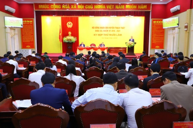 HĐND huyện Thạch Thất: Kỳ họp thứ 15 quyết định nhiều nội dung quan trọng 